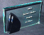 Jade Acrylic Sailing Trophy